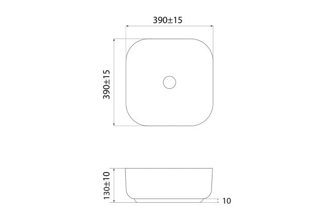 Умывальник накладной IDDIS Bridge 80534102 от магазина ЛесКонПром.ру