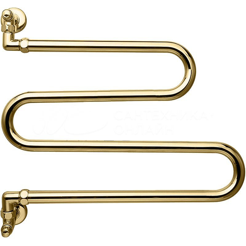 Водяной полотенцесушитель Margaroli Vento 406GO Золото от магазина ЛесКонПром.ру