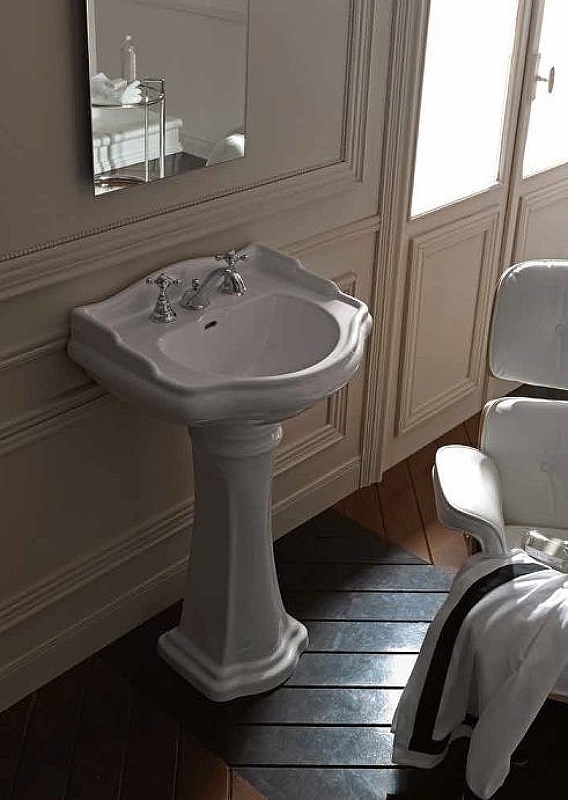 Раковина Kerasan Retro 73 104701*3 Белая от магазина ЛесКонПром.ру