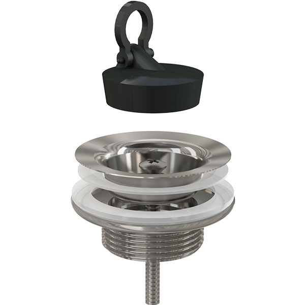 Донный клапан Alcaplast A439 Хром от магазина ЛесКонПром.ру