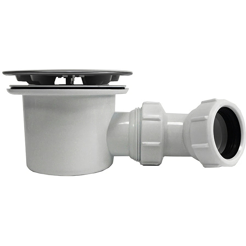 Сифон для душевого поддона WasserKRAFT D210 Хром от магазина ЛесКонПром.ру