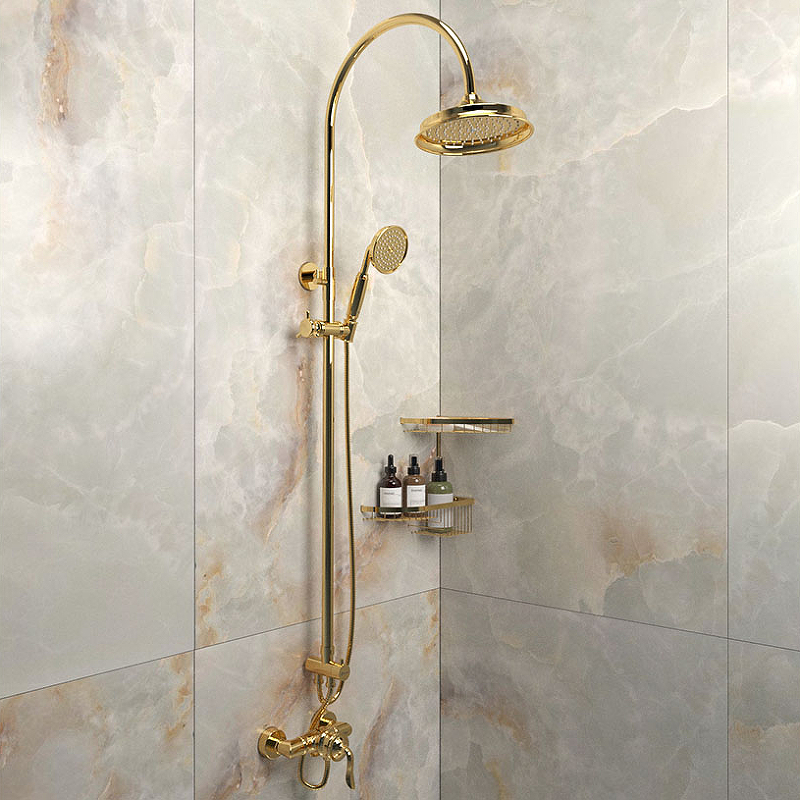 Душевая система Shouder Loubek 9022606 Золото от магазина ЛесКонПром.ру