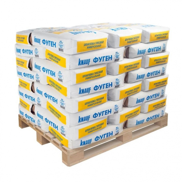 Гипсовая шпаклевка КНАУФ-Фуген 25 кг от магазина ЛесКонПром.ру