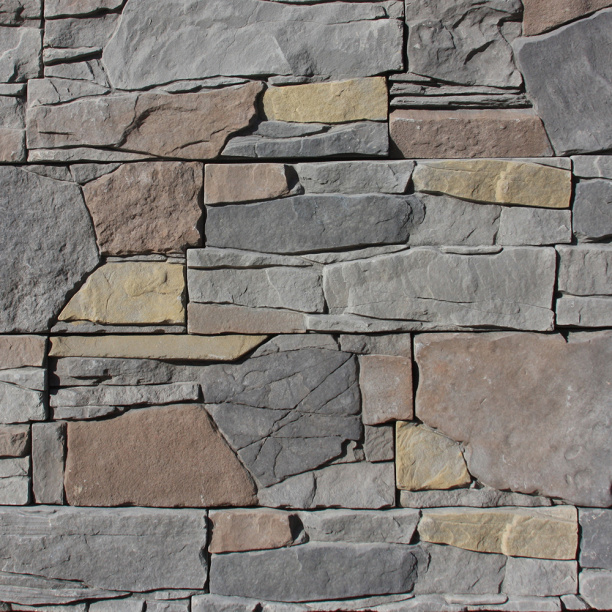 Фасадная плитка Хаджох 363 серый упаковка 0,5 м2 от магазина ЛесКонПром.ру