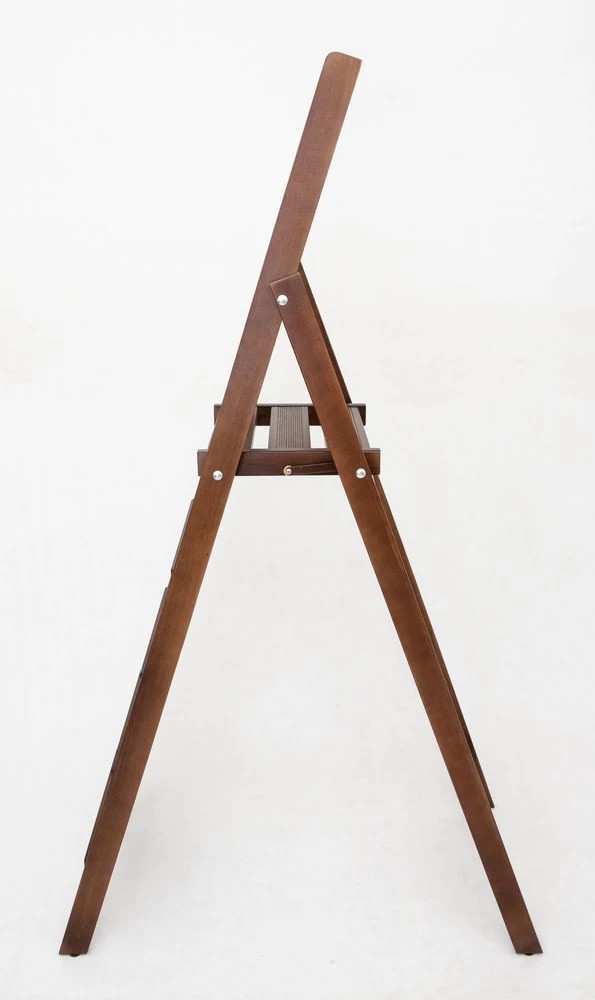 Стремянка деревянная Hoz-Block Батя 5 ступеней Венге (арт. СДБ-5В) от магазина ЛесКонПром.ру