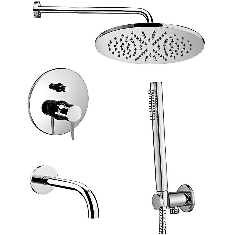 Душевая система Paffoni Light KITLIG019CR139 Хром от магазина ЛесКонПром.ру