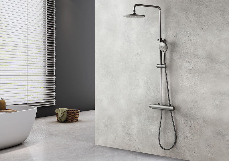 Душевая система Lemark Bronx LM3770GM Графит от магазина ЛесКонПром.ру