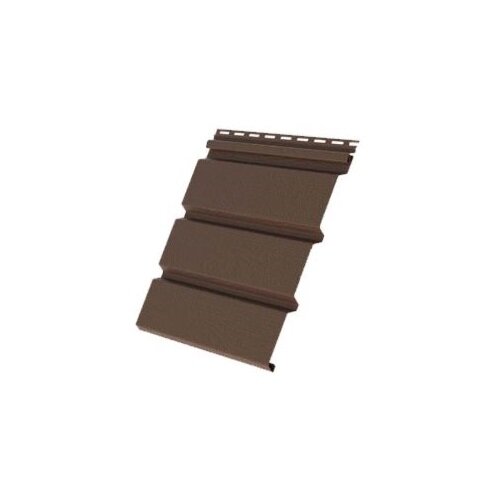 Софит без перфорации Grand Line Amerika Т4 3000х342 мм, коричневый от магазина ЛесКонПром.ру