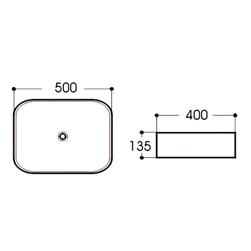 Раковина-чаша SantiLine 50 SL-1051MG Серая матовая от магазина ЛесКонПром.ру