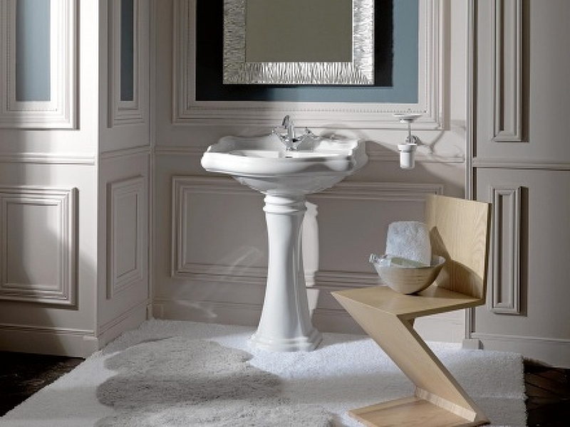 Раковина Kerasan Retro 55 104501*1 Белая от магазина ЛесКонПром.ру