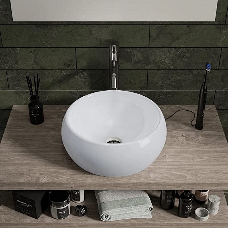 Раковина-чаша Bond 39 S52-390 Белая глянцевая от магазина ЛесКонПром.ру