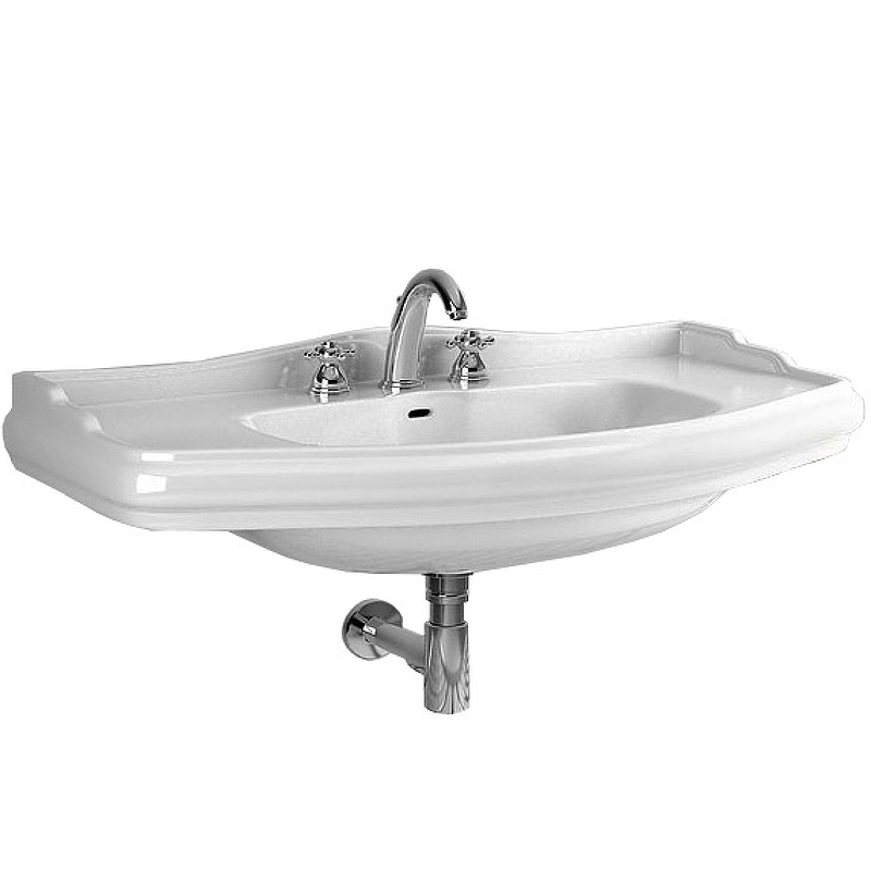 Раковина Kerasan Retro 100 105001*3 Белая от магазина ЛесКонПром.ру