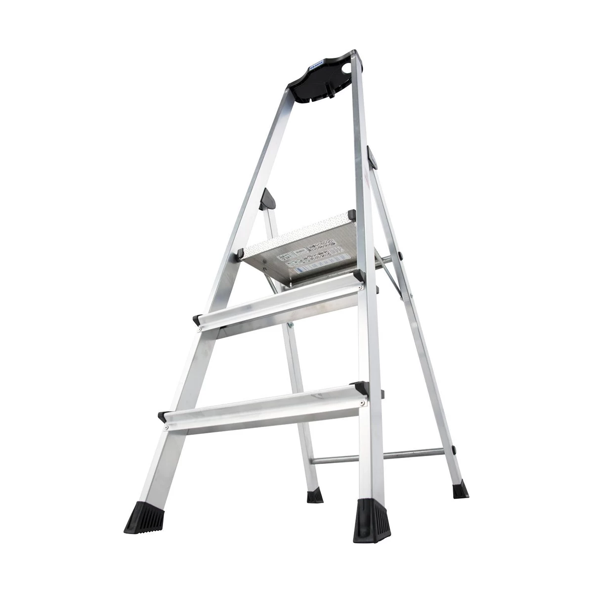 Стремянка алюминиевая Krause Safety Plus 3 ступени (арт. 127914) от магазина ЛесКонПром.ру