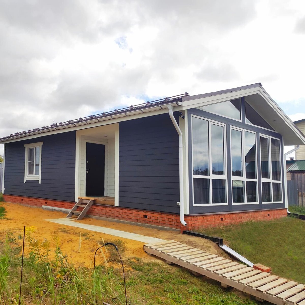 Сайдинг фиброцементный DECOVER 3600x190x8 мм, Gray от магазина ЛесКонПром.ру