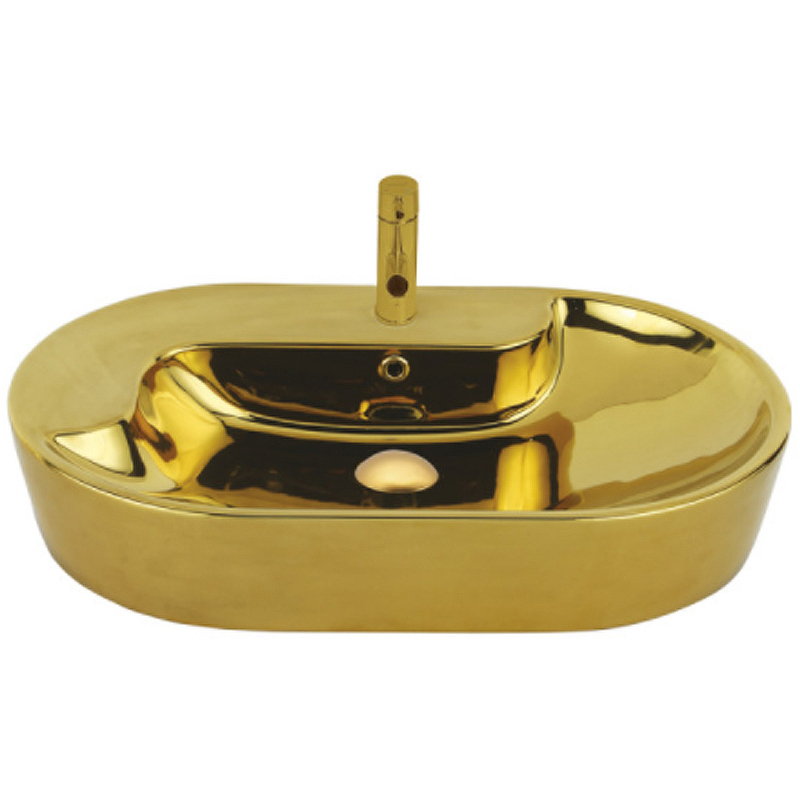 Раковина Creavit Topic 70 TP172-00CB00E-AK00 Золото от магазина ЛесКонПром.ру