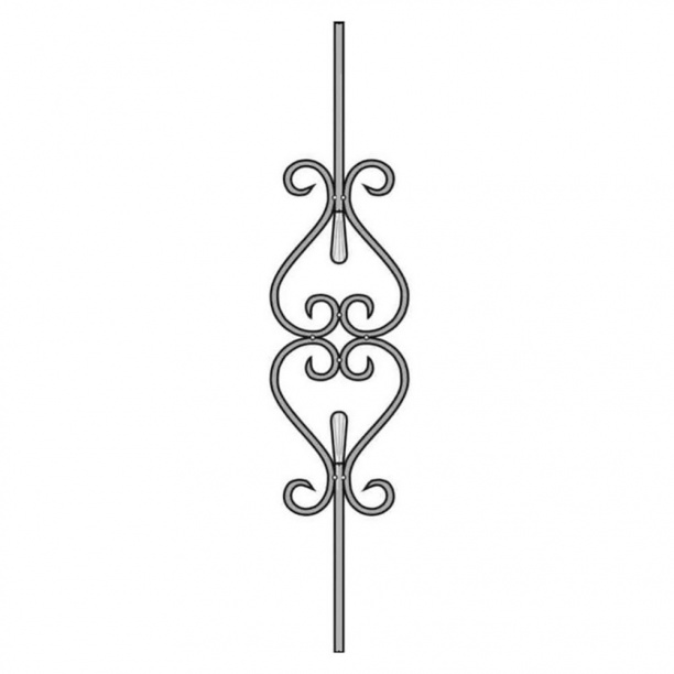 Балясина 270х900 мм квадрат 12мм от магазина ЛесКонПром.ру