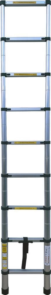 Односекционная телескопическая лестница HOZ-BLOCK 5,0м от магазина ЛесКонПром.ру