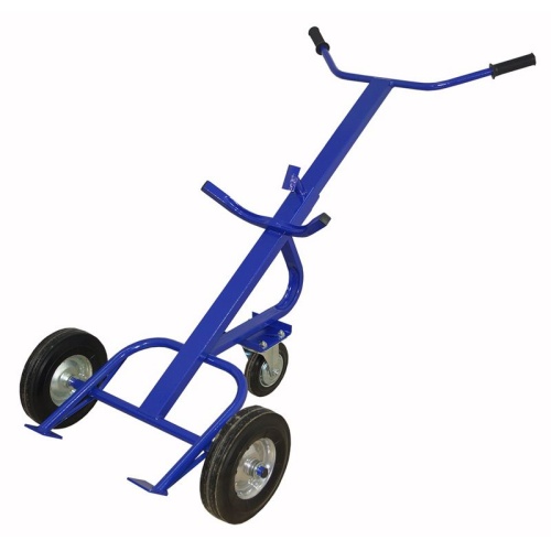 Тележка для транспортировки металлических бочек КБ 1 1483х735 RUSKLAD Комплект колес литых Ø250 мм (2шт) + Ø 160 мм (1шт) от магазина ЛесКонПром.ру