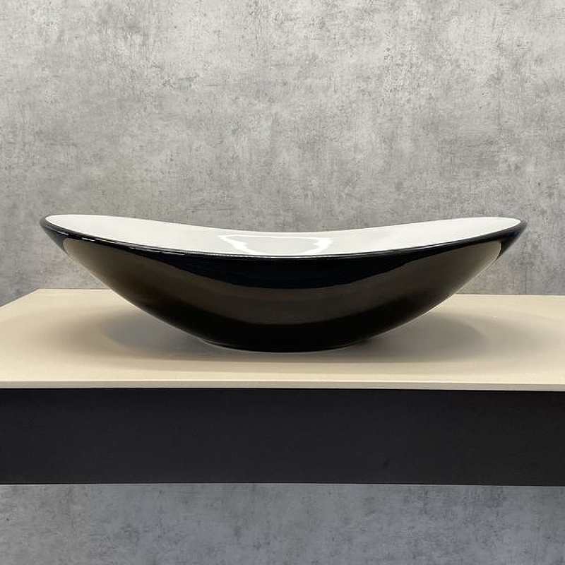 Раковина-чаша Comforty 62 7811ABW 00004139811 Черная Белая от магазина ЛесКонПром.ру