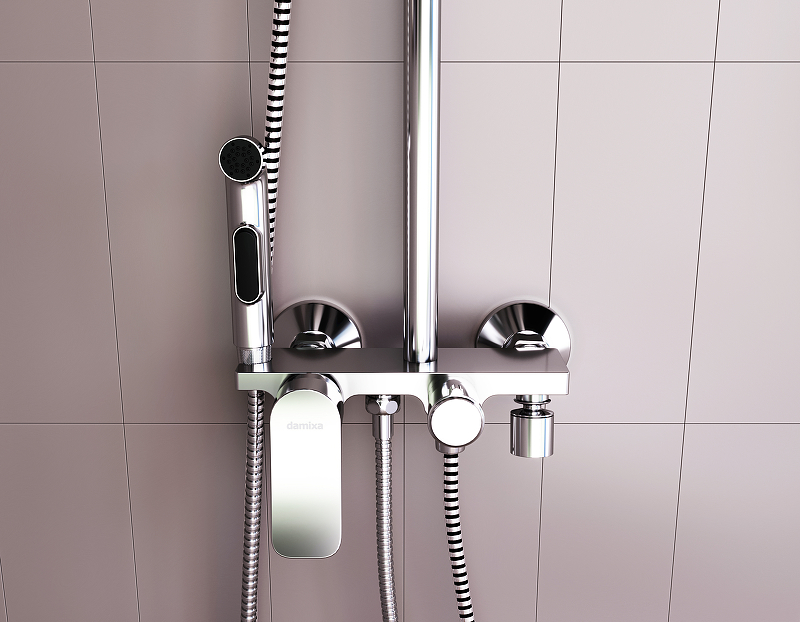 Душевая система Damixa Apollo DX220920000 Хром от магазина ЛесКонПром.ру