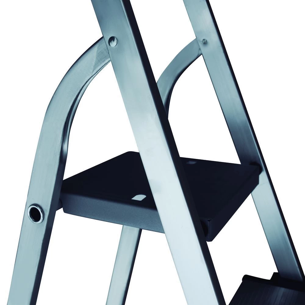 Стремянка алюминиевая с широкой ступенью Новая Высота 9 ступеней (арт. 2117109) от магазина ЛесКонПром.ру