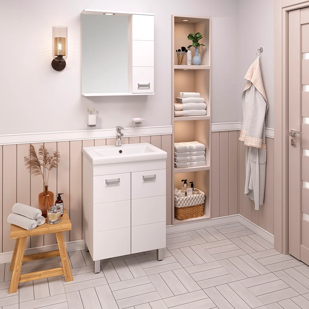 Зеркало Emmy Монтана 60 R, с подсветкой от магазина ЛесКонПром.ру