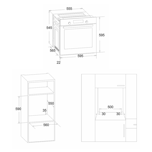 Электрический духовой шкаф Simfer B6EO18017 от магазина ЛесКонПром.ру