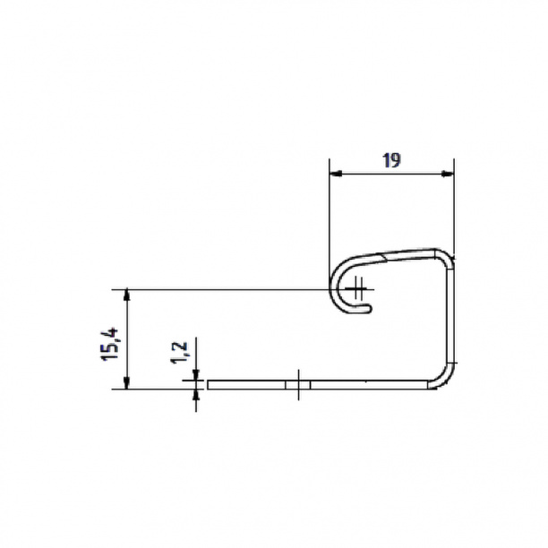 Профиль J 3 м графит от магазина ЛесКонПром.ру