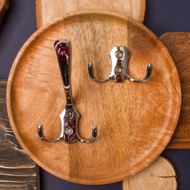 Крючок мебельный KERRON 0050 хром от магазина ЛесКонПром.ру