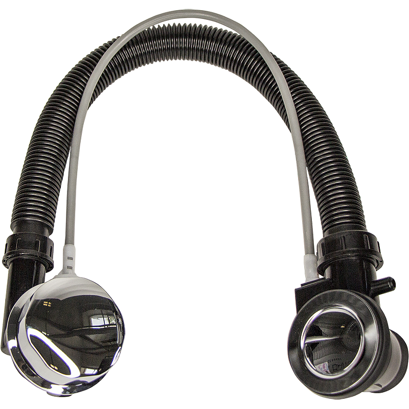 Слив-перелив Timo SPV1505 полуавтомат Хром Черный от магазина ЛесКонПром.ру