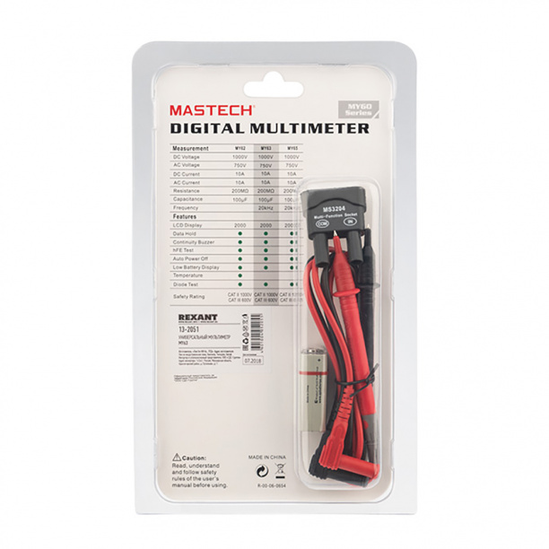 Мультиметр MASTECH MY63N от магазина ЛесКонПром.ру