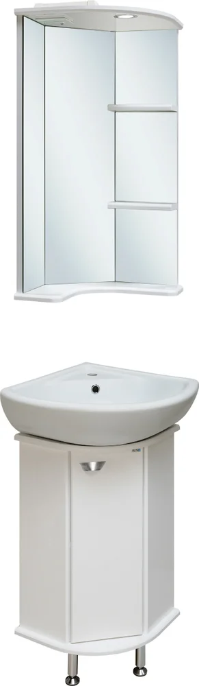 Зеркало Runo Браво 40 угловое от магазина ЛесКонПром.ру