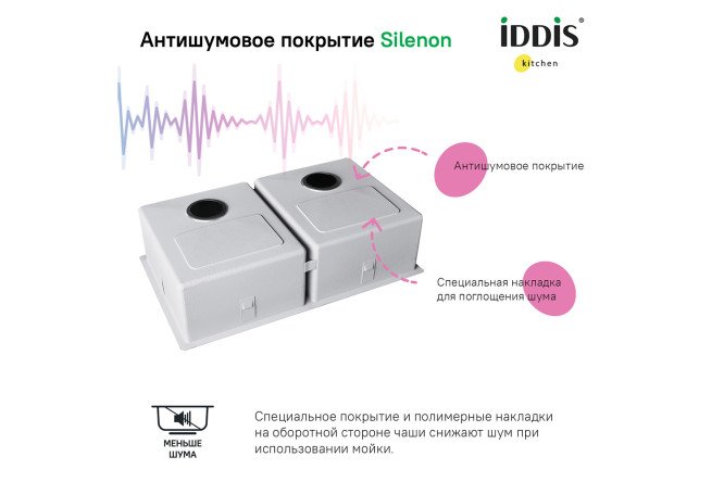 Мойка врезная IDDIS Edifice 80550583 от магазина ЛесКонПром.ру