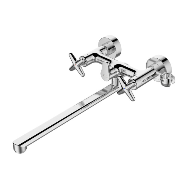 Смеситель для ванны IDDIS Acros с длинным изливом от магазина ЛесКонПром.ру