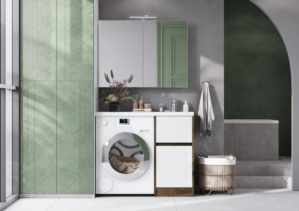 Зеркало-шкаф AQUATON Лондри 100 от магазина ЛесКонПром.ру