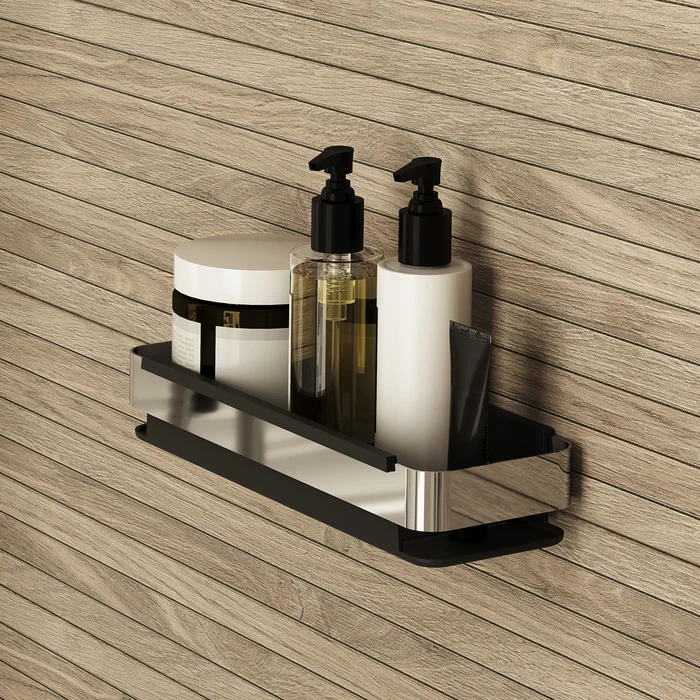 Полка IDDIS Optima Home SHE13SBi44 для душа, черная от магазина ЛесКонПром.ру