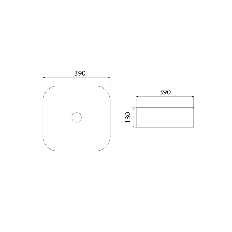 Раковина-чаша Iddis Bridge 39 BRIBM04i27 Черная матовая от магазина ЛесКонПром.ру