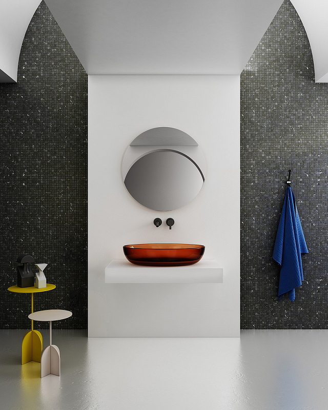 Раковина-чаша Abber Kristall 60 AT2801Opal Коричневая от магазина ЛесКонПром.ру