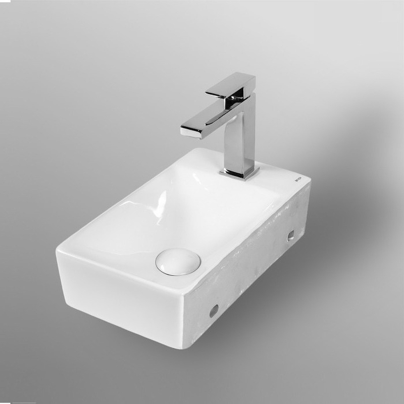 Раковина Bond 38 R S12-380R Белая глянцевая от магазина ЛесКонПром.ру