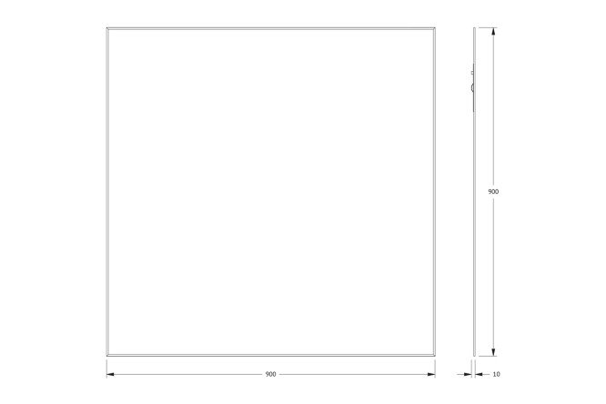 Зеркало с фацетом EVOFORM Standard 80545584 от магазина ЛесКонПром.ру