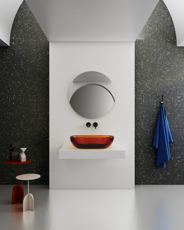 Раковина-чаша Abber Kristall 60 AT2805Opal Коричневая от магазина ЛесКонПром.ру