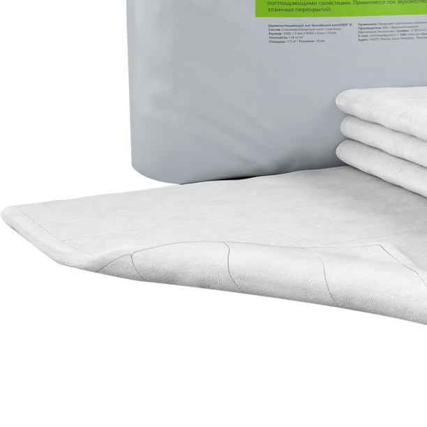 Мат звукоизоляционный SoundGuard Cover 5000x1500x15 мм от магазина ЛесКонПром.ру