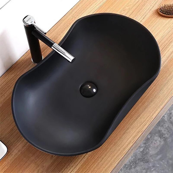 Раковина CeramaLux 67 9175МВ Черный от магазина ЛесКонПром.ру