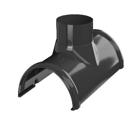 Воронка желоба ТЕХНОНИКОЛЬ ПВХ 125/82, черный от магазина ЛесКонПром.ру
