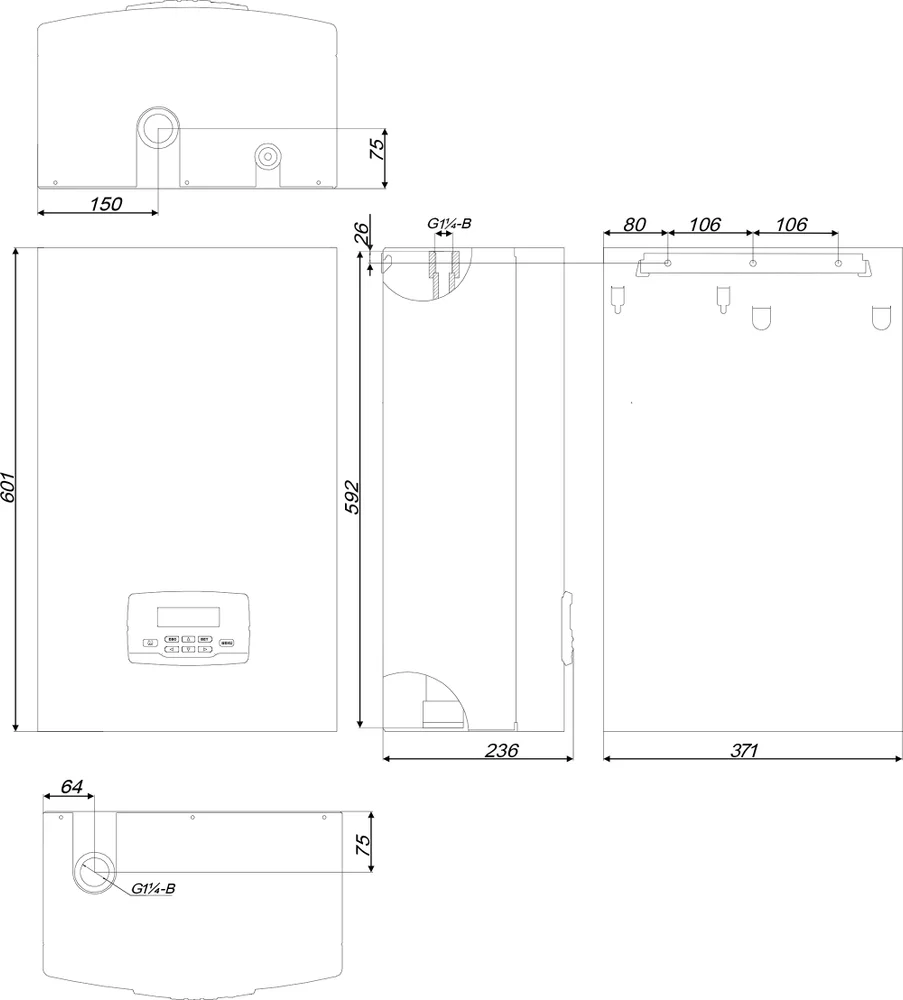 Электрический котел Эван Practic 6 от магазина ЛесКонПром.ру