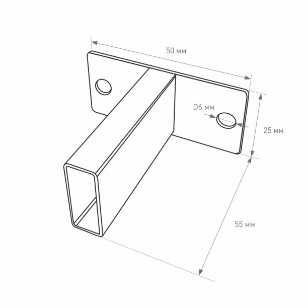 Кронштейн для секций от магазина ЛесКонПром.ру