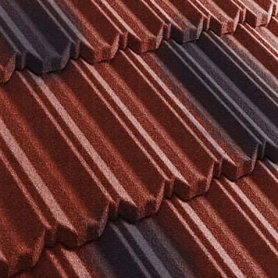 Композитная черепица Metrotile (Бельгия) MetroClassic красно-черная от магазина ЛесКонПром.ру