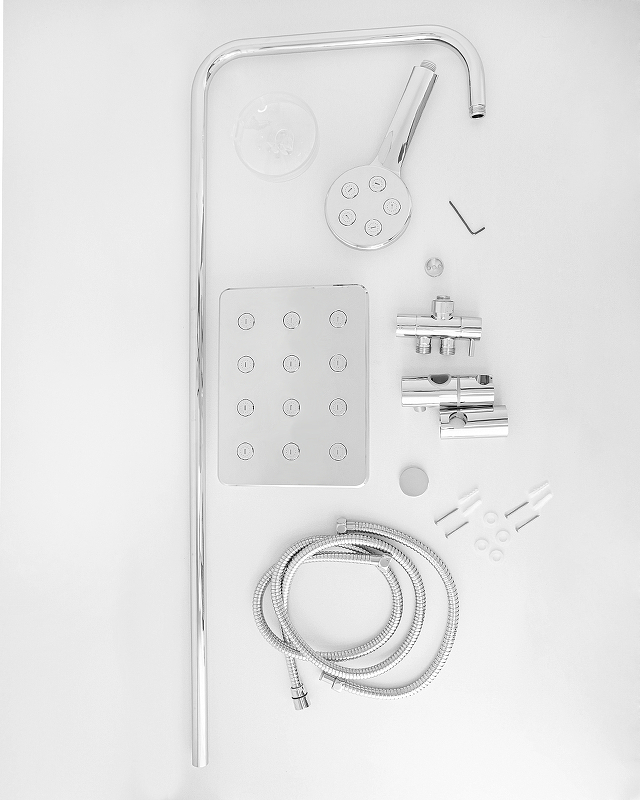 Душевая система Orange S12cr Хром от магазина ЛесКонПром.ру