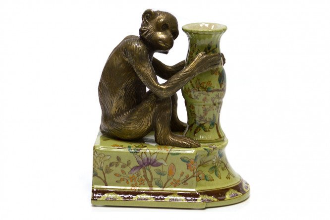 Держатель для книг Обезьяна 20 см 80451237 от магазина ЛесКонПром.ру