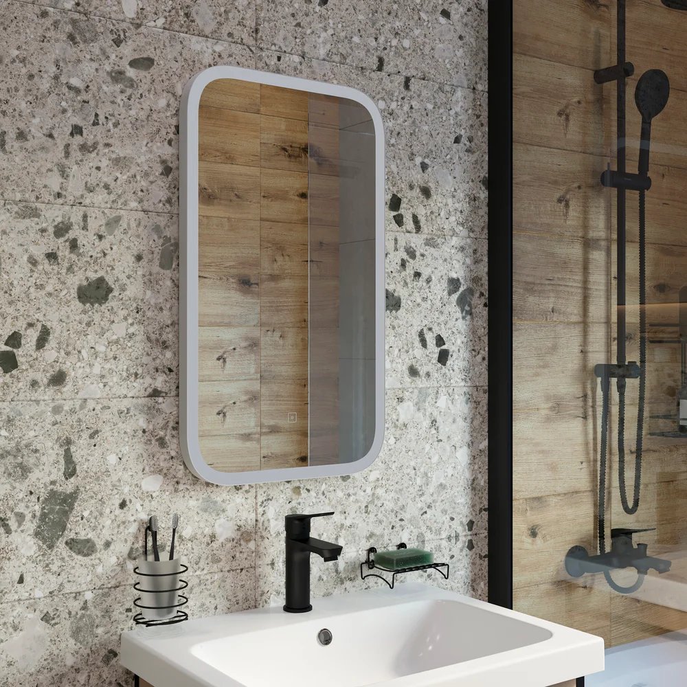 Зеркало DIWO Псков 40 с подсветкой от магазина ЛесКонПром.ру